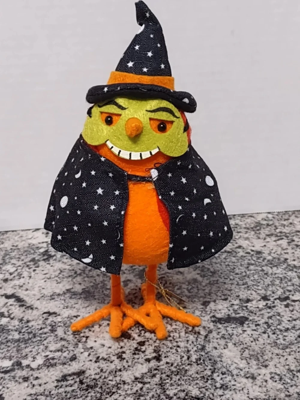 Halloween Target Cackles Orange Witch Bird Pet Decorative Figurine 2019